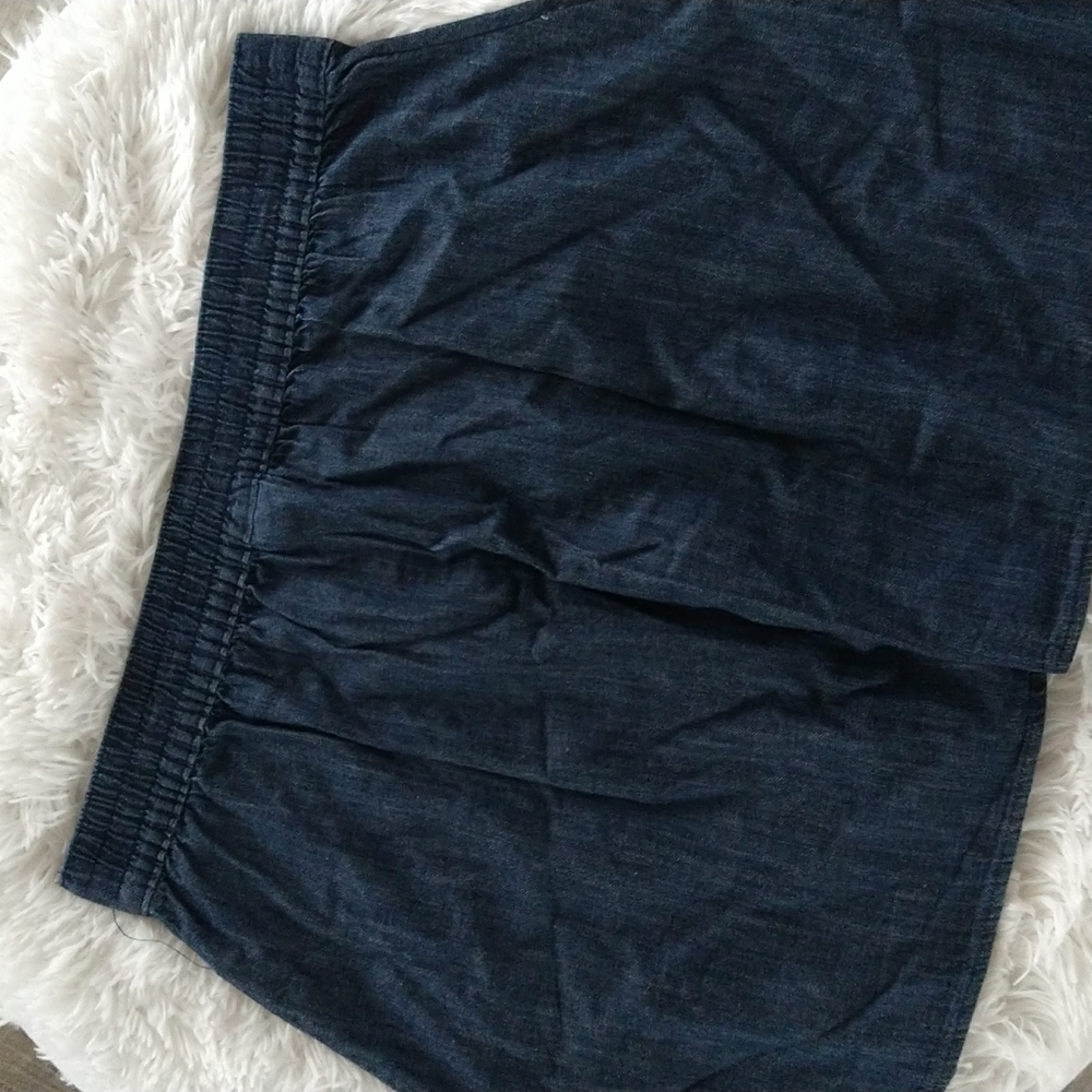 Merona Dark Blue A-Line Skirt - Picture 4 of 6